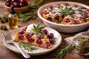 Cherry Rosemary Clafoutis