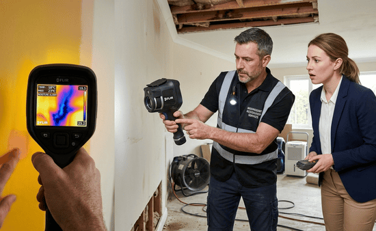 Unseen Water Intrusion Behind Walls