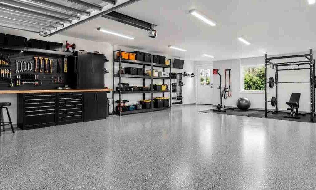 How to Refresh a Grim Garage: Paint, Flooring, and Lighting Upgrades