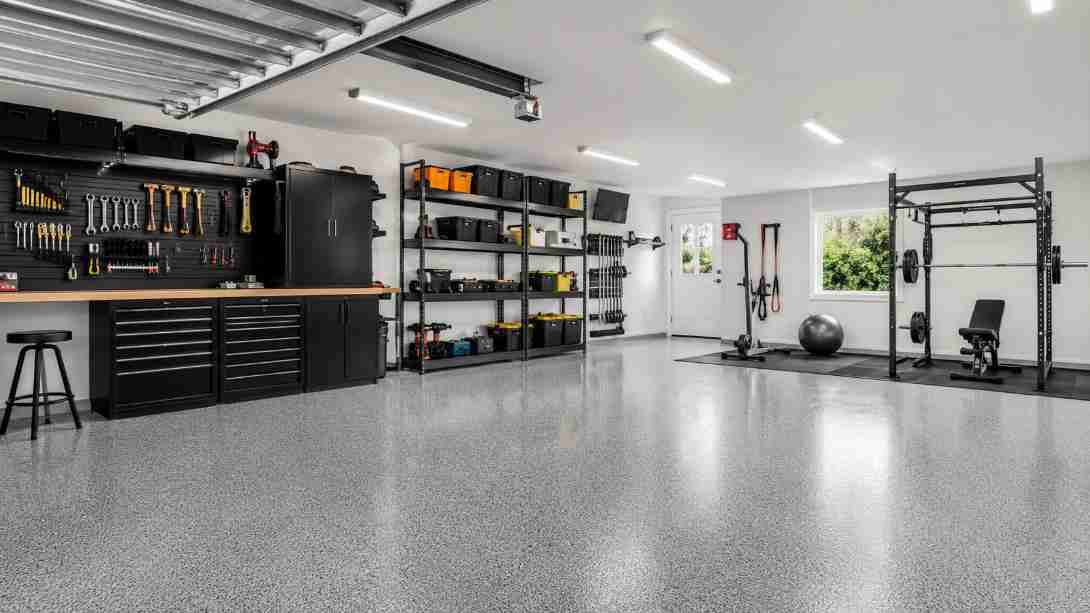 How to Refresh a Grim Garage: Paint, Flooring, and Lighting Upgrades