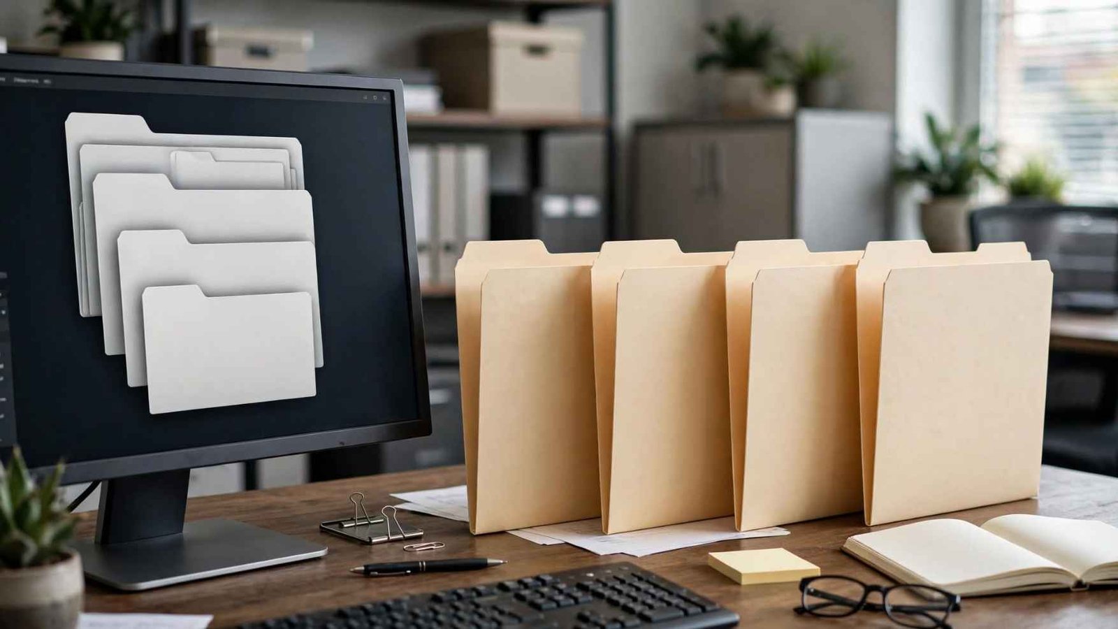 The four-layer folder architecture